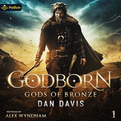 Godborn – omslag til lydbogen af Dan Davis
