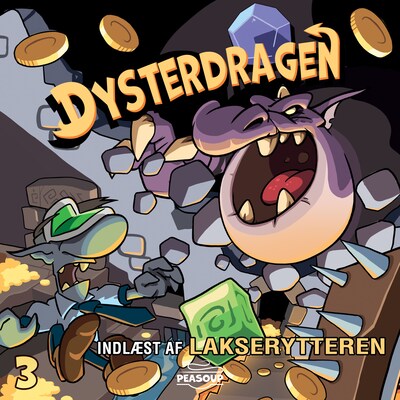Peasoup 3 - Dysterdragen – omslag til lydbogen af Søren Jønsson