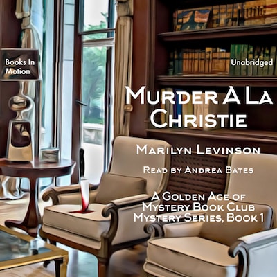 Murder A La Christie – omslag til lydbogen af Marilyn Levinson