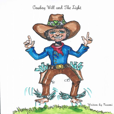 Cowboy Will In The Light – omslag til lydbogen af Naomi