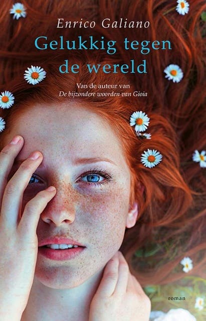 Gelukkig tegen de wereld – omslag van het luisterboek van Enrico Galiano