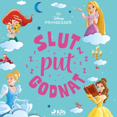 Slut put godnat - Prinsesser – omslag til lydbogen af Disney
