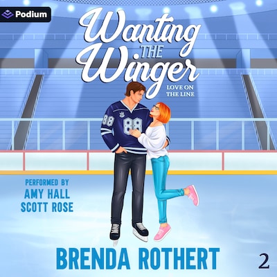 Wanting the Winger – omslag til lydbogen af Brenda Rothert