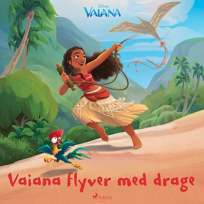 Vaiana - Vaiana flyver med drage – omslag til lydbogen af Disney