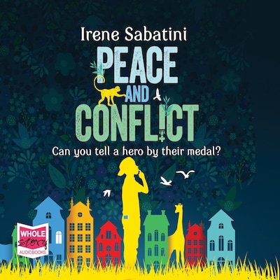 Peace and Conflict – omslag til lydbogen af Irene Sabatini