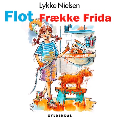 Flot Frække Frida – omslag til lydbogen af Lykke Nielsen