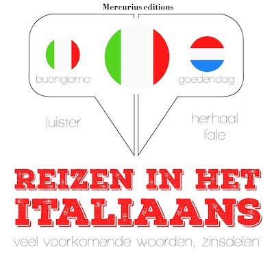 Reizen in het Italiaans – omslag van het luisterboek van JM Gardner