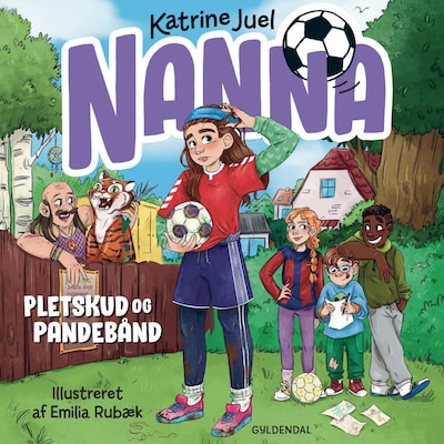 Nanna 3 - Pletskud og pandebånd – omslag til lydbogen af Katrine Juel