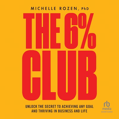 The 6% Club – omslag til lydbogen af Michelle Rozen