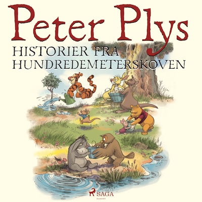 Peter Plys – Historier fra Hundredemeterskoven – omslag til lydbogen af Disney