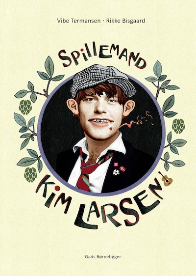 Spillemand – Kim Larsen – omslag til lydbogen af Vibe Termansen