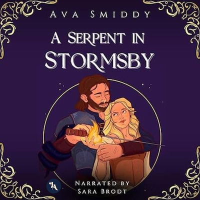 A Serpent In Stormsby – omslag til lydbogen af Ava Smiddy