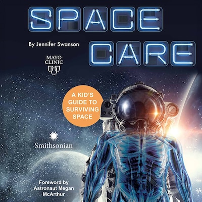 Spacecare – omslag til lydbogen af Jennifer Swanson