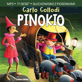 Pinokio – okładka audiobooka, autor Carlo Collodi