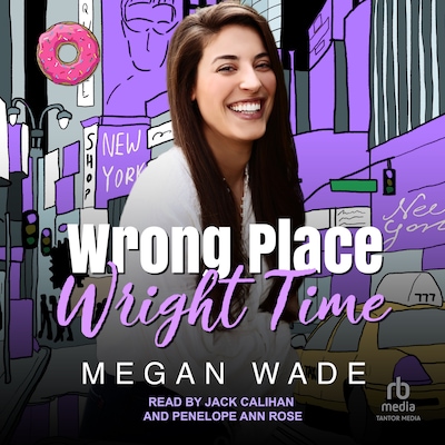 Wrong Place, Wright Time – omslag til lydbogen af Megan Wade