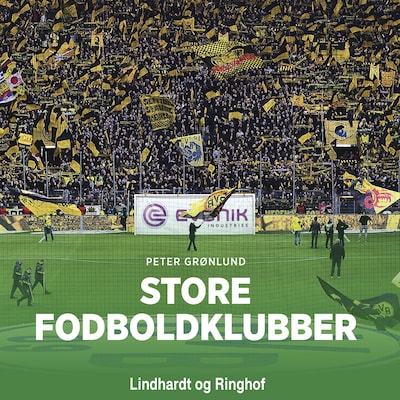 Store fodboldklubber – omslag til lydbogen af Peter Grønlund