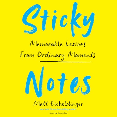 Sticky Notes – omslag til lydbogen af Matthew Eicheldinger