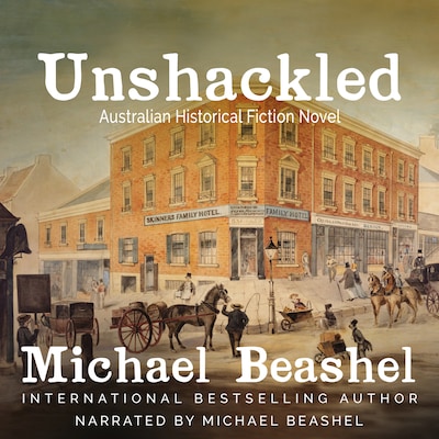 Unshackled – omslag till ljudboken av Michael J Beashel