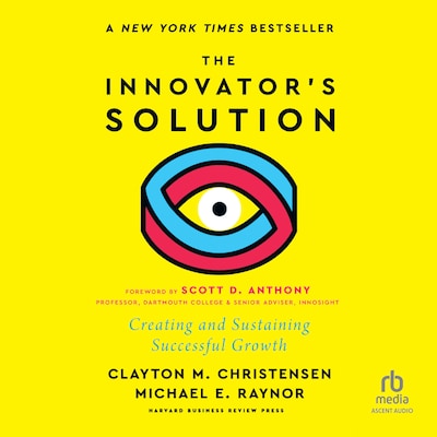 The Innovator's Solution, with a New Foreword – omslag til lydbogen af Clayton M. Christensen, Michael E. Raynor