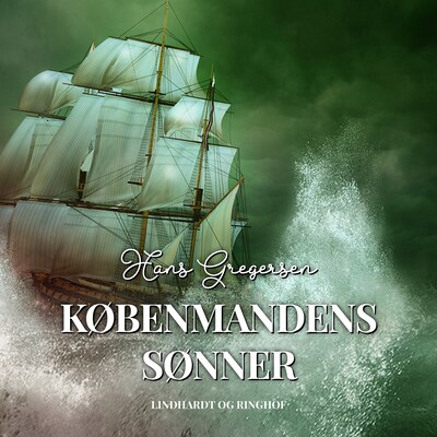 Købmandens sønner – omslag til lydbogen af Hans Gregersen