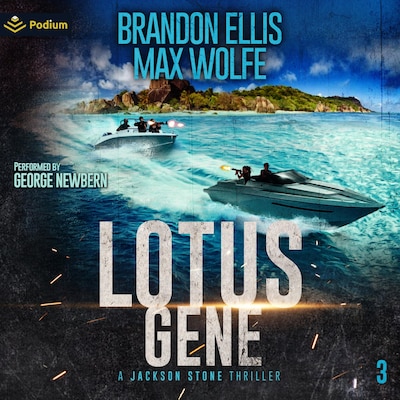 Lotus Gene – omslag til lydbogen af Brandon Ellis, Max Wolfe