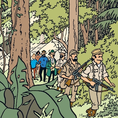 Tintin hos gerillan