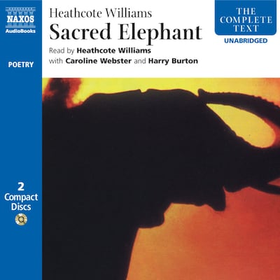 Sacred Elephant – omslag til lydbogen af Heathcote Williams