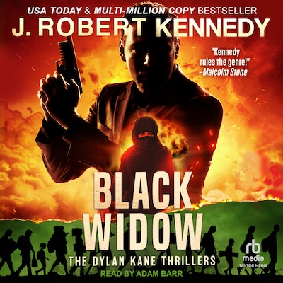 Black Widow – omslag til lydbogen af J. Robert Kennedy