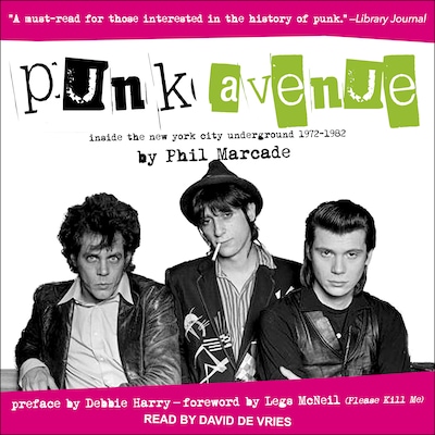 Punk Avenue – omslag til lydbogen af Phil Marcade