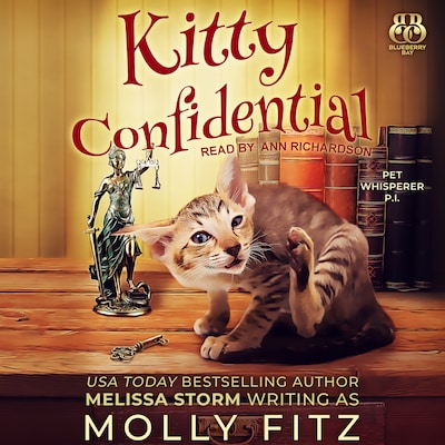 Kitty Confidential – omslag til lydbogen af Molly Fitz