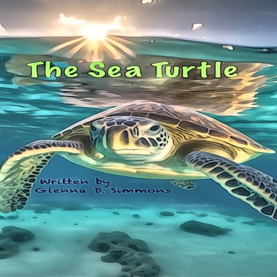 The Sea Turtle – omslag til lydbogen af Glenna D. Simmons
