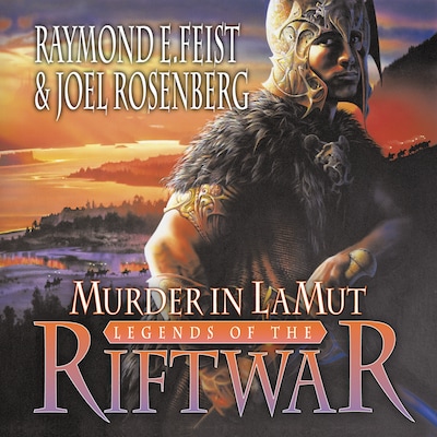 Murder in Lamut – omslag til lydbogen af Raymond E. Feist, Joel Rosenberg