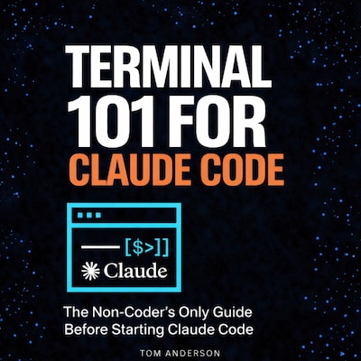 Terminal 101 for Claude Code – omslag til lydbogen af Tom Anderson