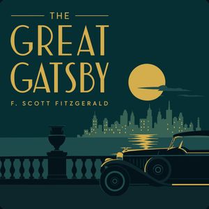 The Great Gatsby – okładka audiobooka, autor Francis Scott Fitzgerald