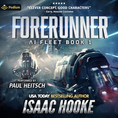 Forerunner – omslag til lydbogen af Isaac Hooke