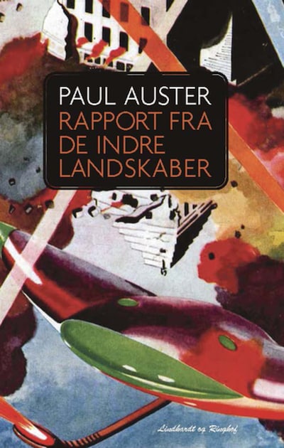 Rapport fra de indre landskaber – omslag til lydbogen af Paul Auster