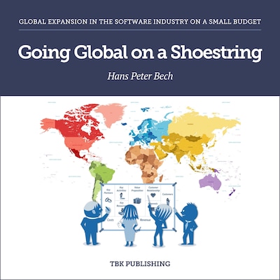 Going Global on a Shoestring – omslag til lydbogen af Hans Peter Bech