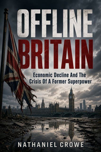 Offline Britain: Economic Decline and the Crisis of a Former Superpower – omslag til lydbogen af Nathaniel Crowe