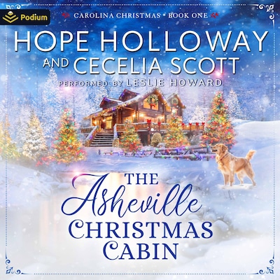 The Asheville Christmas Cabin – omslag til lydbogen af Hope Holloway, Cecelia Scott