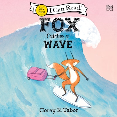 Fox Catches a Wave – omslag til lydbogen af Corey R. Tabor