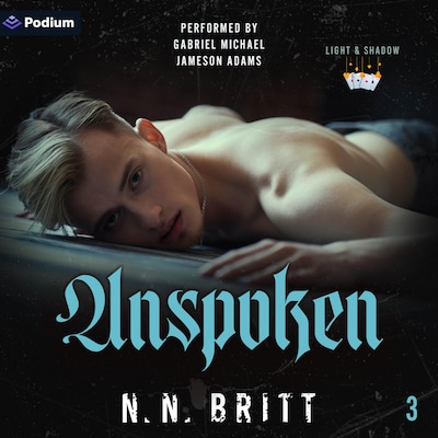 Unspoken – omslag til lydbogen af N.N. Britt