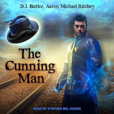 The Cunning Man – omslag til lydbogen af D.J. Butler, Aaron Michael Ritchey