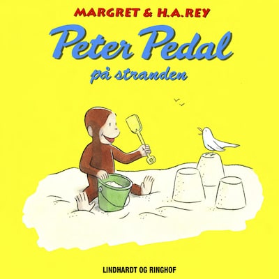 Peter Pedal på stranden – omslag til lydbogen af H.A. Rey