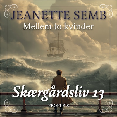 Mellem to kvinder – omslag til lydbogen af Jeanette Semb