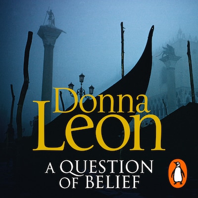 A Question of Belief – omslag til lydbogen af Donna Leon