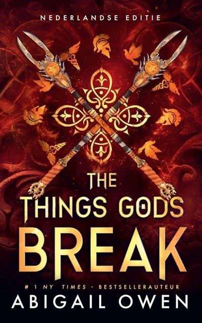 The things gods break – omslag van het luisterboek van Abigail Owen