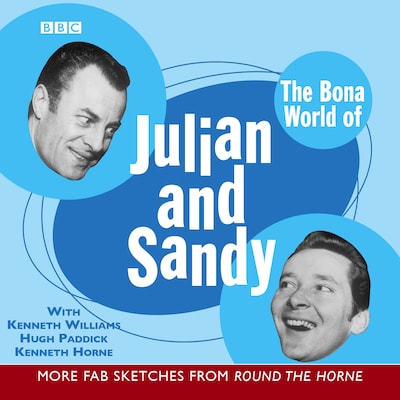 The Bona World Of Julian & Sandy – omslag til lydbogen af Barry Took