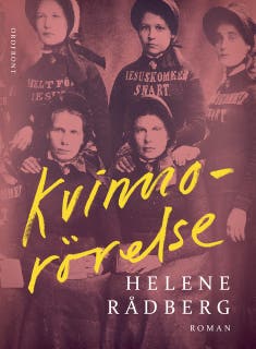 Kvinnorörelse – omslag till ljudboken av Helene Rådberg