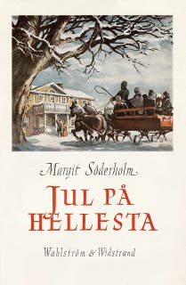 Jul på Hellesta – omslag till ljudboken av Margit Söderholm
