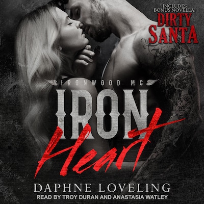 Iron Heart & Dirty Santa – omslag til lydbogen af Daphne Loveling